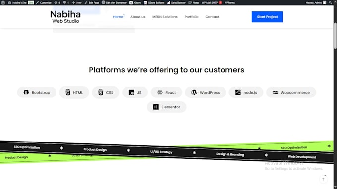 design a professional web agency site using xstore wordpress