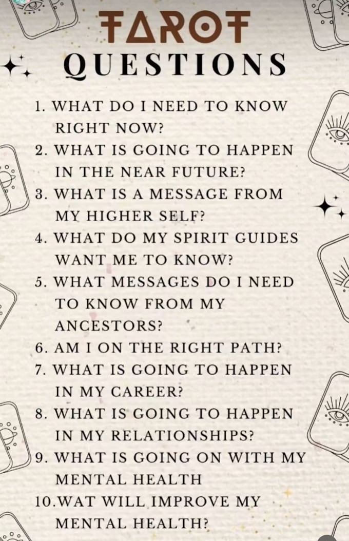 do an intuitive tarot card reading