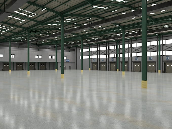 design warehouse floor plans, elevations and high quality 3d visualizations