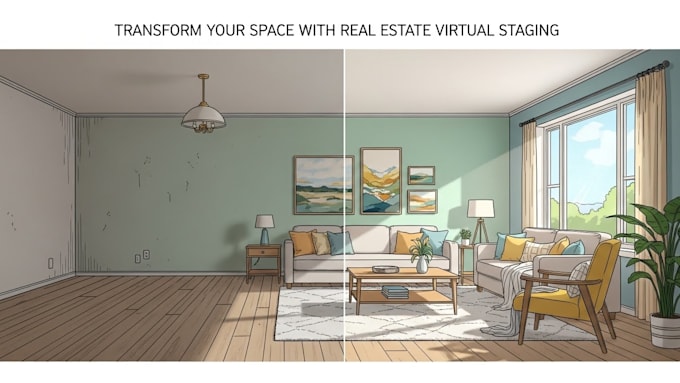 transform your space with real estate virtual staging