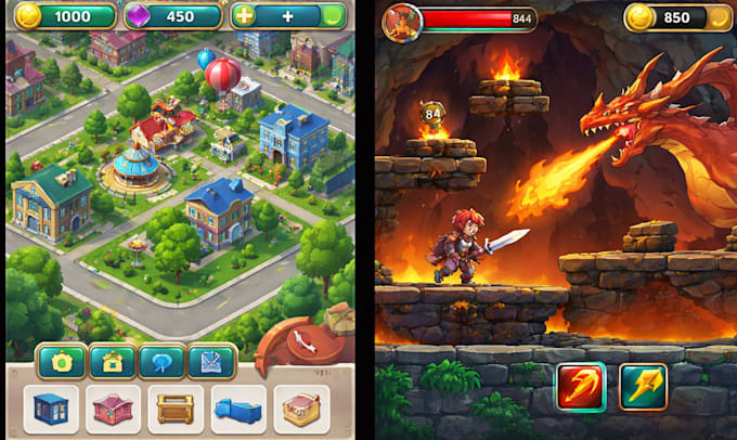 develop unity 2d or 3d games with full game development