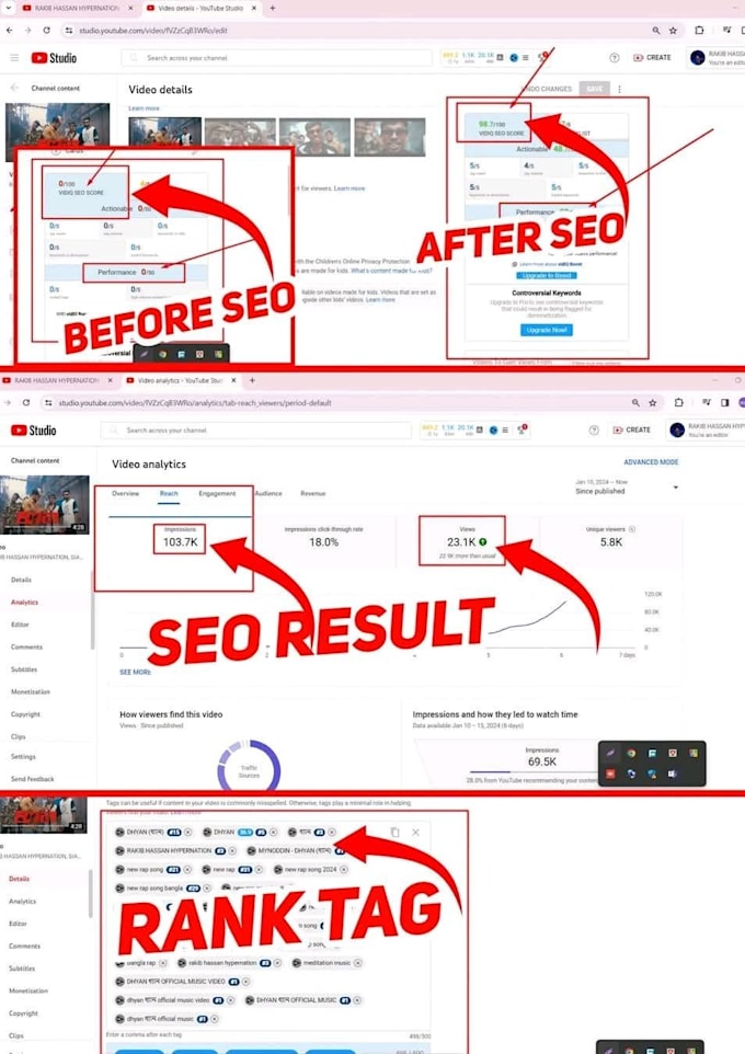 optimize your youtube video SEO