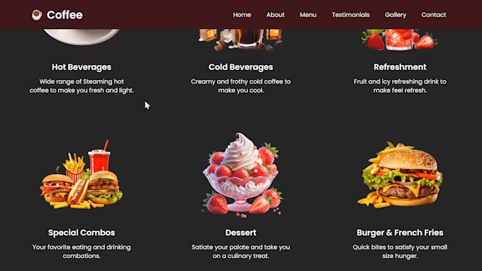 build a frontend website