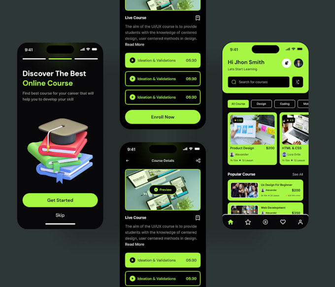 build ai language learning app educational app translator app online course app