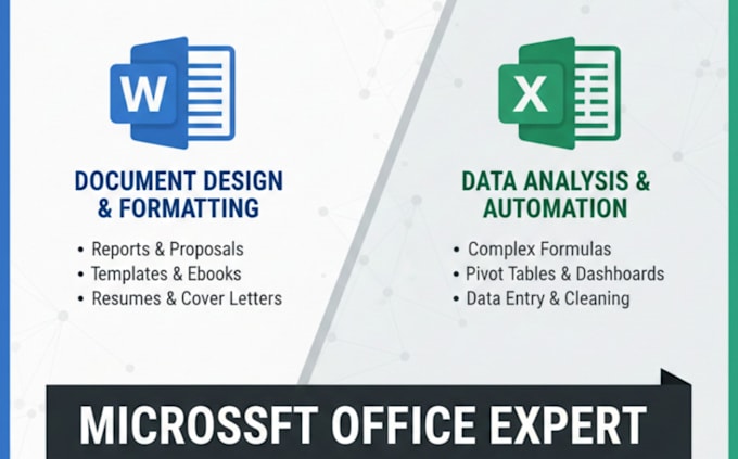 msster ms word, excel and dataa entry