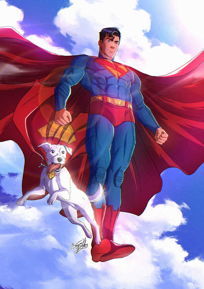 draw cel shaded comic style illustrations