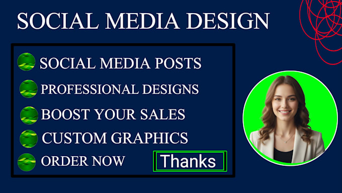 design professional social media posts