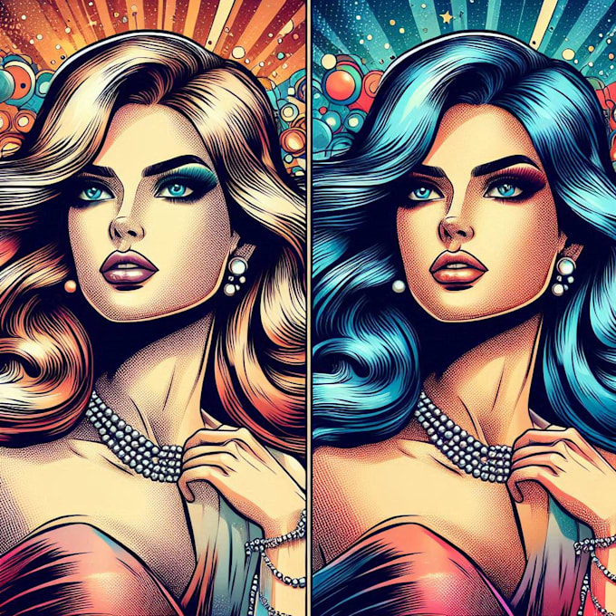 design classic superhero comic in vintage texture