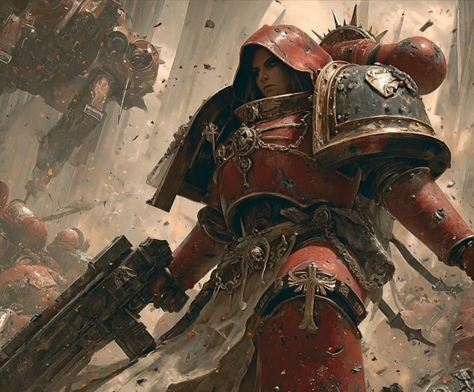 draw your warhammer 40k miniatures