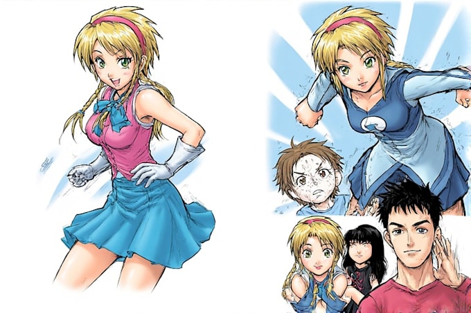 do an anime or comic character