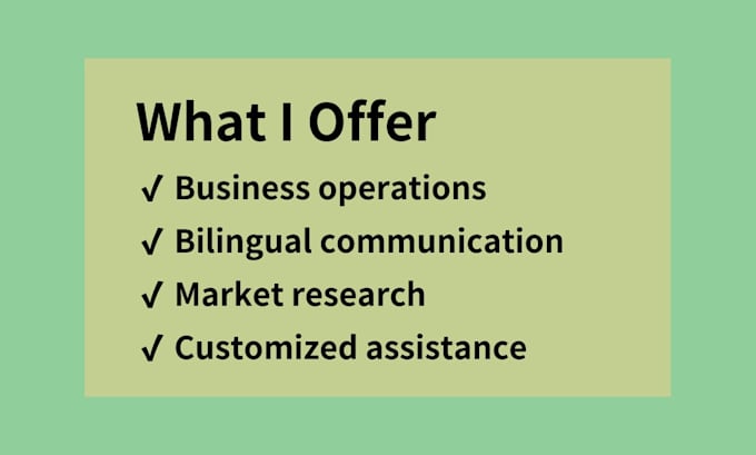 your japanese business virtual assistant