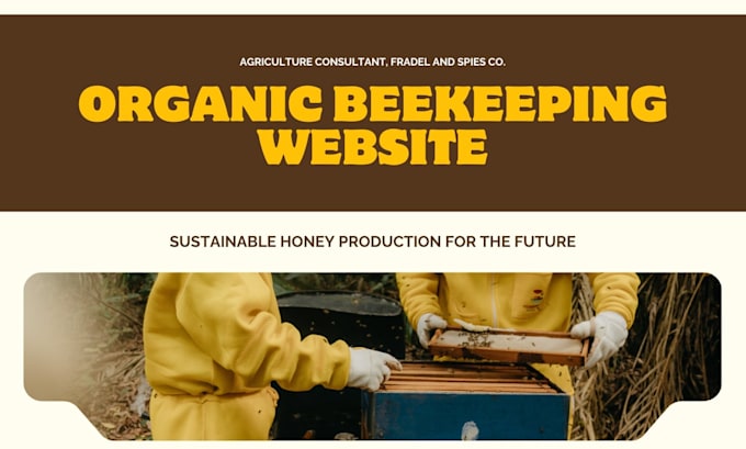 build beekeeping website apiary website agricultural website bee honey website