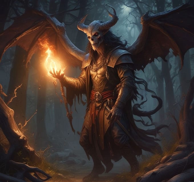 fantasy horror and fantasy horror character