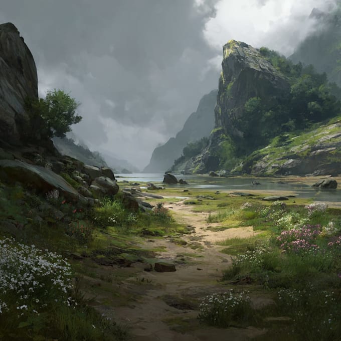 create environment concept art