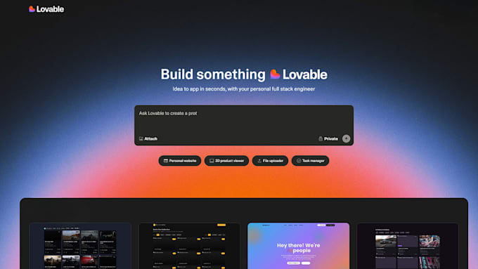 fix lovable ai web app, crewai, langchain, huggingface, supabase v0, lovable dev