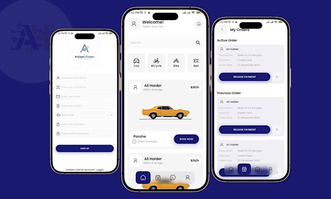 do full stack mobile app and web development