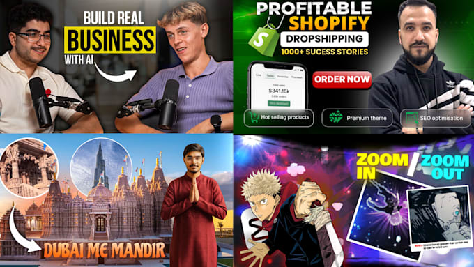 create stunning thumbnail posters and flyers