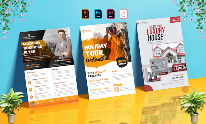 create a professional flyer design