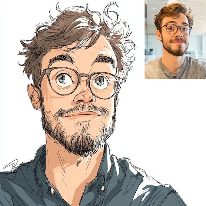 draw your photo into cartoon