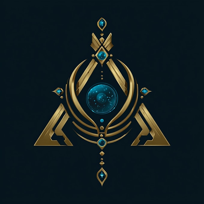 design awesome rpg fantasy or sci fi logo for you