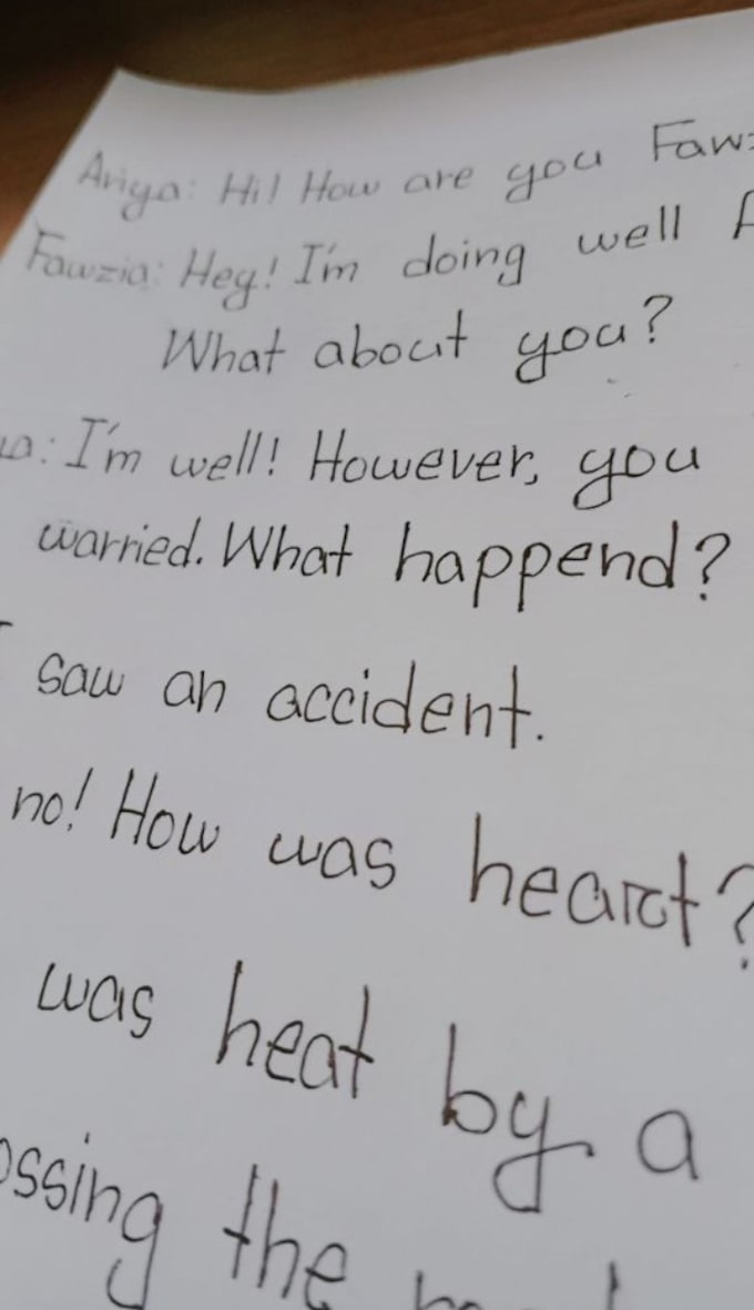 write anything in my neat handwriting
