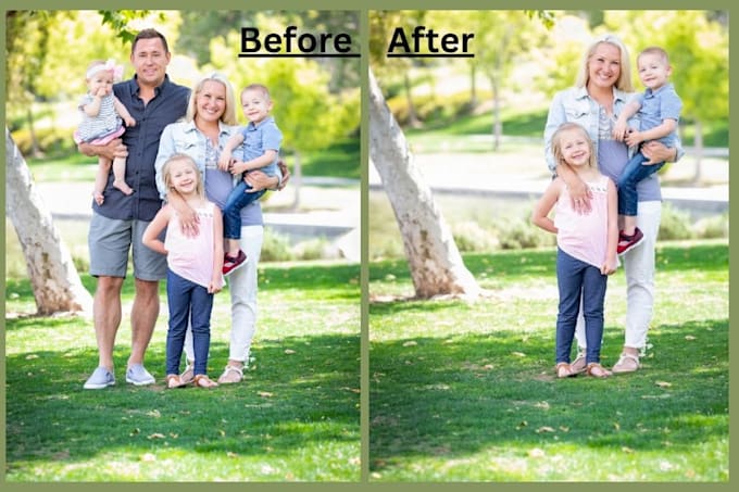 add or remove person, people from photos or image editing in photoshop