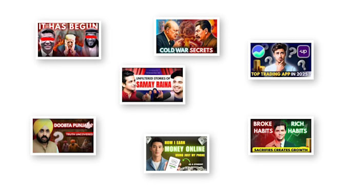 design eye catching youtube thumbnails that boost CTR and views