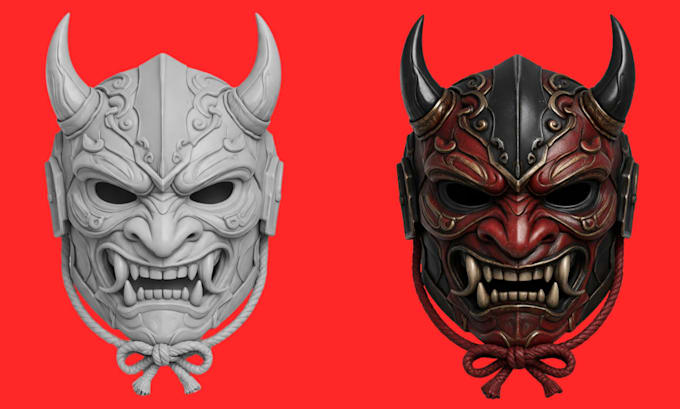 do 3d helmet design 3d mask stl cosplay prop 3d model custom armor design