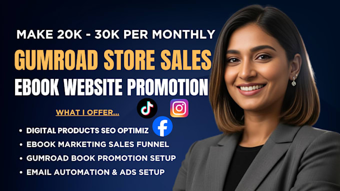 skyrocket gumroad product gumroad digital product promotion with organic traffic