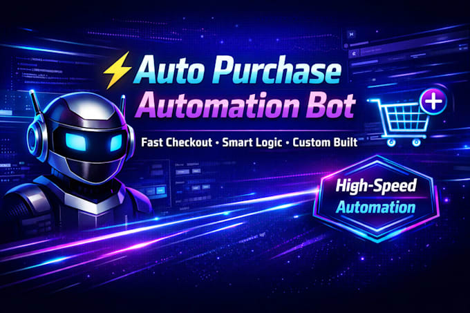 build a fast auto purchase or checkout automation bot