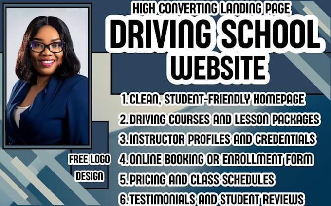 driving course website driving academy website driving school enrollment website
