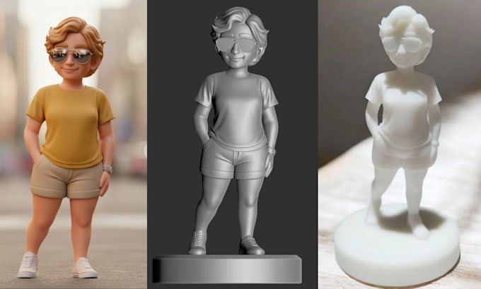 Convert 2d image to 3d model, sketch drawing logo photo to stl for 3d ...