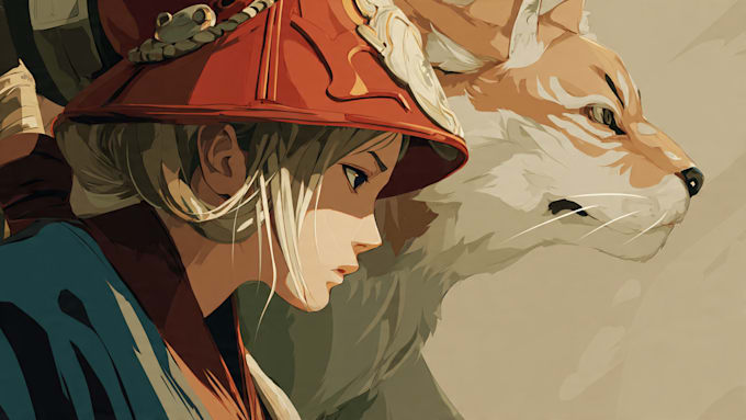 design custom vector illustrations, character and anime style art