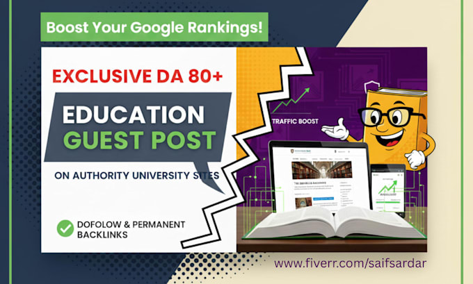 do education guest post on authority university sites da 80