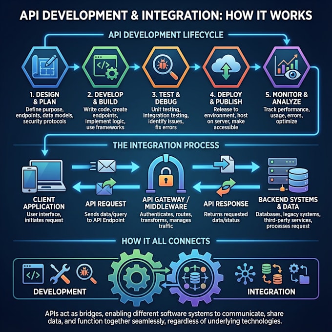 build a rest API or integrate third party apis into your project