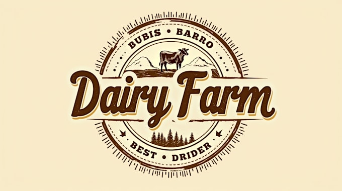 make different dairy farm logo