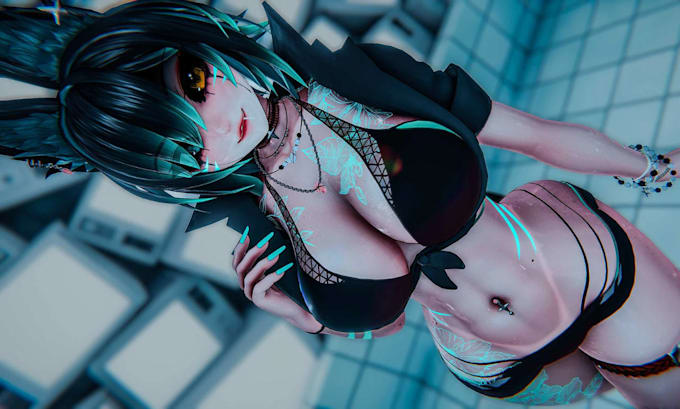 create custom 3d vtuber model vrchat avatar quest warudo ready