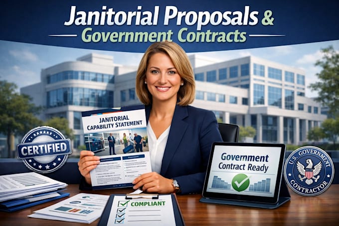 do janitorial proposal cleaning service government contract capability statement