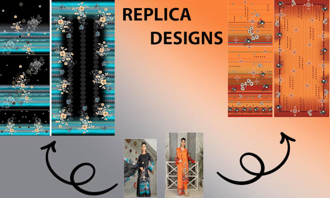 design seamless pattern for textile fabric prints in 1 day