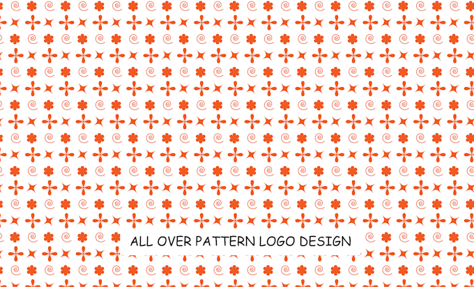 design a elements all over pattern logo for your brand