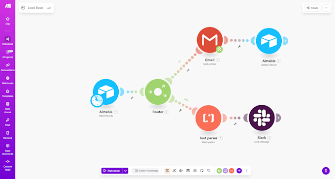 build smart ai automations with n8n, make, zapier