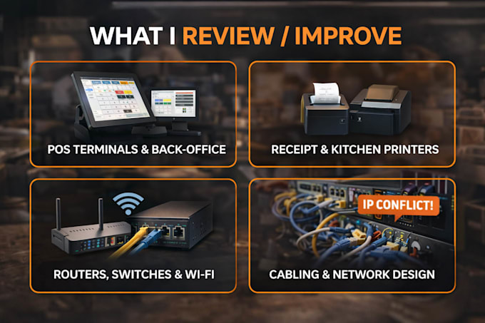 audit your restaurant pos, network and IT setup