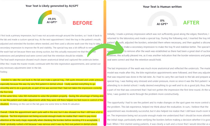 humanize ai, remove ai from content or edit ai content