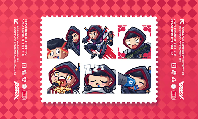 do custom emote or badge for streamers and content creator