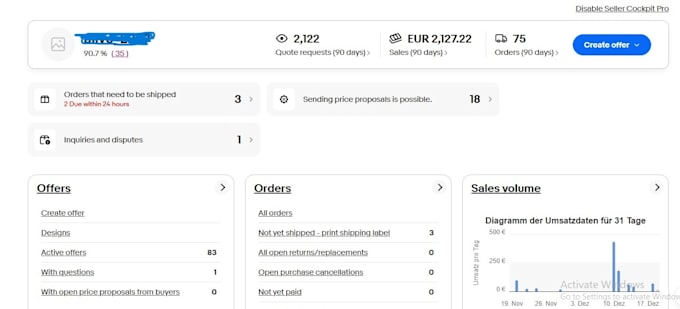 create ebay storefront, manage listings, research products, and list prod
