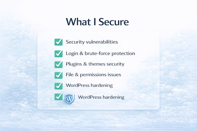 fix wordpress security issues and harden your website