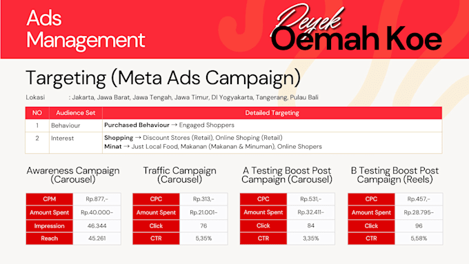 setup and manage meta ads campaign