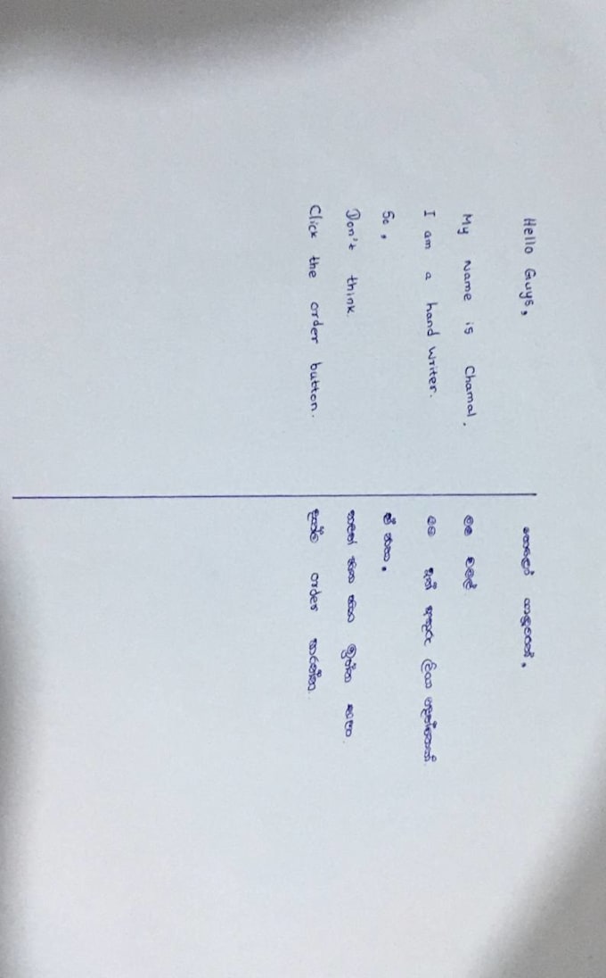 write your note clear and perfect