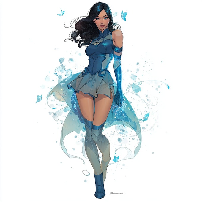 create superhero caricature for you