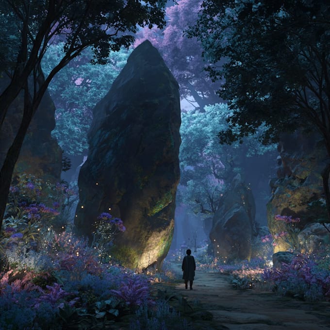 paint environment concept art and background
